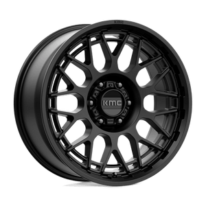 KMC KM722 TECHNIC Satin Black 20x9 +18 6x120mm 66.9mm - Wheelwiz
