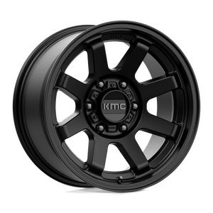 KMC KM723 TRAIL Satin Black 17x8.5 0 6x120mm 66.9mm - Wheelwiz