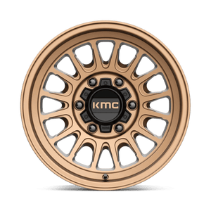 KMC KM724 IMPACT OL Matte Bronze 17x9 -12 5x127mm 71.5mm - Wheelwiz