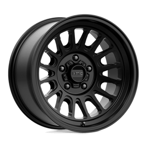 KMC KM724 IMPACT OL Satin Black 17x8.5 0 5x127mm 71.5mm - Wheelwiz