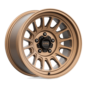 KMC KM724 IMPACT OL Matte Bronze 17x8.5 0 5x127mm 71.5mm - Wheelwiz