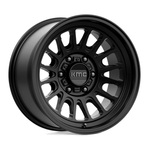 KMC KM724 IMPACT OL Satin Black 17x8.5 0 6x120mm 66.9mm - Wheelwiz