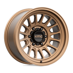 KMC KM724 IMPACT OL Matte Bronze 17x8.5 0 6x135mm 87.1mm - Wheelwiz