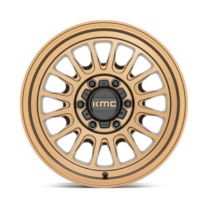 KMC KM724 IMPACT OL Matte Bronze 17x8.5 0 5x127mm 71.5mm - Wheelwiz