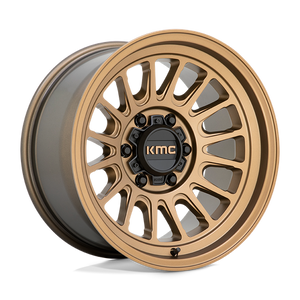 KMC KM724 IMPACT OL Matte Bronze 17x8.5 0 5x127mm 71.5mm - Wheelwiz