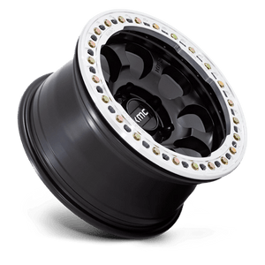 KMC KM237 RIOT BEADLOCK Satin Black W/ Machined Ring 17x8.5 0 6x135mm 87.1mm - Wheelwiz
