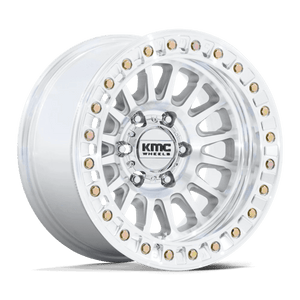 KMC KM239 IMPACT BEADLOCK Machined 17x9 +1 5x139.7mm 77.8mm - Wheelwiz