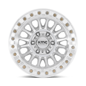 KMC KM239 IMPACT BEADLOCK Machined 17x9 -12 5x127mm 71.5mm - Wheelwiz