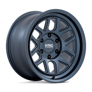 KMC KM446 MESA FORGED MONOBLOCK Metallic Blue 17x8.5 -10 6x139.7mm 106.1mm - Wheelwiz