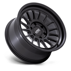 KMC KM447 IMPACT FORGED MONOBLOCK Satin Black 18x9 0 6x139.7mm 106.1mm