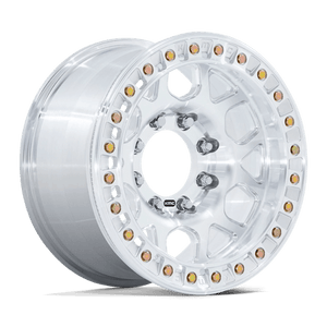 KMC KM450 MESA FORGED BEADLOCK Raw Machined 17x9 +25 5x127mm 71.5mm - Wheelwiz