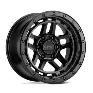 KMC KM540 RECON Satin Black 17x8.5 +18 6x139.7mm 106.1mm - Wheelwiz