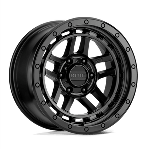 KMC KM540 RECON Satin Black 17x9 -12 6x139.7mm 106.1mm - Wheelwiz