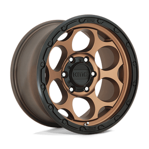 KMC KM541 DIRTY HARRY Matte Bronze With Black Lip 17x8.5 00 6x135mm 87.1mm - WheelWiz