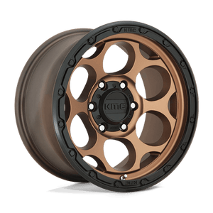 KMC KM541 DIRTY HARRY Matte Bronze With Black Lip 17x8.5 00 6x135mm 87.1mm - WheelWiz