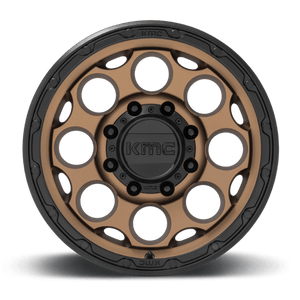 KMC KM541 DIRTY HARRY Matte Bronze W/ Black Lip 17x8.5 0 8x170mm 125.1mm - Wheelwiz