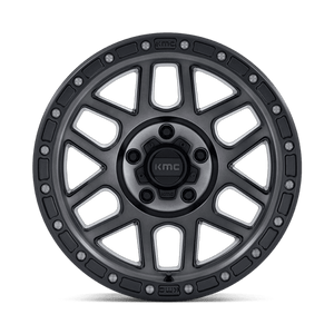 KMC KM544 MESA Satin Black W/ Gray Tint 18x9 +18 5x127mm 71.5mm - Wheelwiz