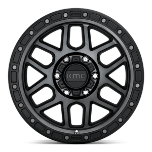KMC KM544 MESA Satin Black W/ Gray Tint 20x9 +18 6x135mm 87.1mm - Wheelwiz