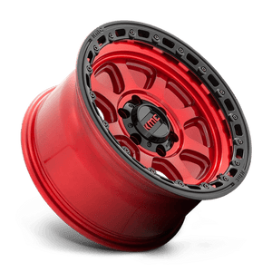 KMC KM548 CHASE Candy Red W/ Black Lip 18x9 0 8x165.1mm 125.1mm