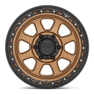 KMC KM548 CHASE Matte Bronze W/ Black Lip 20x9 0 8x165.1mm 125.1mm - Wheelwiz