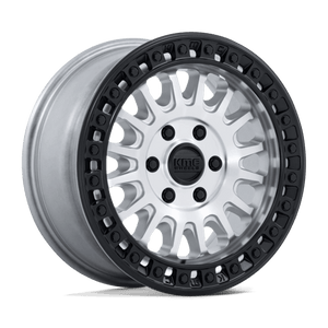 KMC KM552 IMS Machined W/ Matte Black Lip 17x8 +32 6x130mm 84.1mm