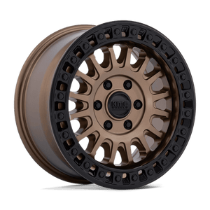 KMC KM552 IMS Matte Bronze W Gloss Black Lip 17x8 +32 6x139.7mm 106.1mm - Wheelwiz