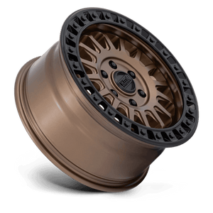 KMC KM552 IMS Matte Bronze W Gloss Black Lip 17x8 +32 6x135mm 87.1mm