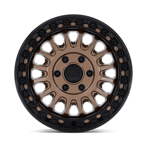 KMC KM552 IMS Matte Bronze W Gloss Black Lip 17x8 +32 6x130mm 84.1mm - Wheelwiz