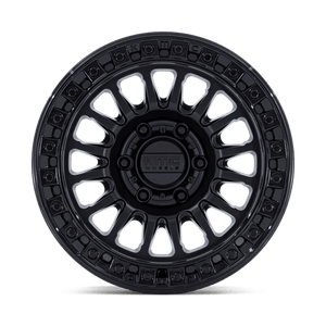 KMC KM552 IMS Matte Black W/ Gloss Black Lip 20x9 0 8x180mm 124.2mm