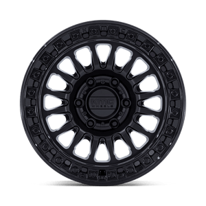 KMC KM552 IMS Matte Black W/ Gloss Black Lip 17x8.5 +18 5x108mm 60.1mm - Wheelwiz