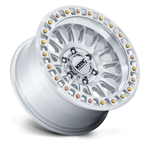 KMC KM552 IMS Gloss Silver W/ Machined Face 17x8.5 -10 6x135mm 87.1mm - Wheelwiz