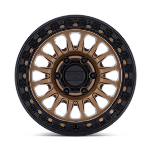 KMC KM552 IMS Matte Bronze W Gloss Black Lip 17x8.5 +18 5x108mm 60.1mm - Wheelwiz
