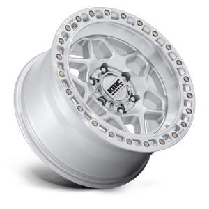 KMC KM553 TORX Gloss Silver W/ Machined Face 17x9 -12 5x127mm 71.5mm - Wheelwiz