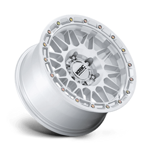 KMC KM555 ATTACK Gloss Silver W/ Machined Face 17x8.5 -10 6x135mm 87.1mm - Wheelwiz