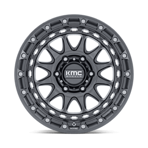 KMC KM556 CRUX Gloss Gunmetal 17x8.5 0 6x114.3mm 66.1mm - Wheelwiz