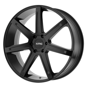 KMC KM700 REVERT Satin Black 22x9.5 +15 6x120mm 66.9mm - WheelWiz