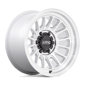 KMC KM724 IMPACT OL Silver Machined 17x8.5 0 6x120mm 66.9mm - WheelWiz