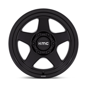 KMC KM728 LOBO Matte Black 17x8.5 -10 6x135mm 87.1mm - Wheelwiz
