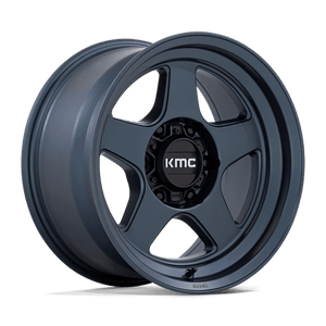 KMC KM728 LOBO Metallic Blue 17x8.5 -10 6x135mm 87.1mm - Wheelwiz