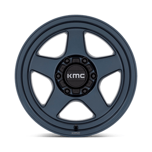 KMC KM728 LOBO Metallic Blue 17x8.5 -10 6x120mm 66.9mm - Wheelwiz