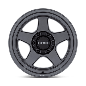 KMC KM728 LOBO Matte Anthracite 17x8.5 -10 5x127mm 71.5mm - Wheelwiz