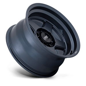 KMC KM728 LOBO Metallic Blue 17x8.5 +18 5x127mm 71.5mm - Wheelwiz