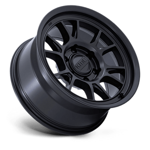 KMC KM729 RANGE Matte Black 17x8.5 -10 6x139.7mm 106.1mm - Wheelwiz
