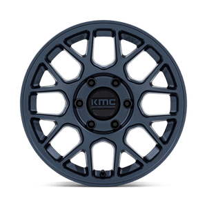 KMC KM730 HATCHET Metallic Blue 17x8.5 +25 5x127mm 71.5mm - Wheelwiz