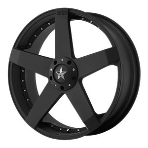 KMC KM775 ROCKSTAR CAR Matte Black 18x8 +42 5x114.3|5x120mm 74.1mm - WheelWiz