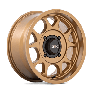 KMC KS137 TORO S UTV Matte Bronze 15x7 +10 4x137mm 96mm - Wheelwiz