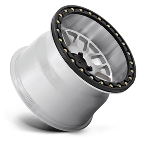 KMC KS235 GRENADE UTV BEADLOCK Machined 15x6 +38 4x156mm 132mm - Wheelwiz