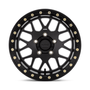 KMC KS235 GRENADE BEADLOCK Satin Black 14x7 +38 4x156mm 132mm - Wheelwiz