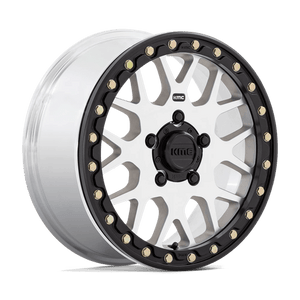 KMC KS235 GRENADE BEADLOCK Machined 15x6 +38 5x114.3mm 72.6mm - Wheelwiz