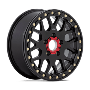KMC KS235 GRENADE UTV BEADLOCK Satin Black 15x6 +38 5x114.3mm 72.6mm - Wheelwiz